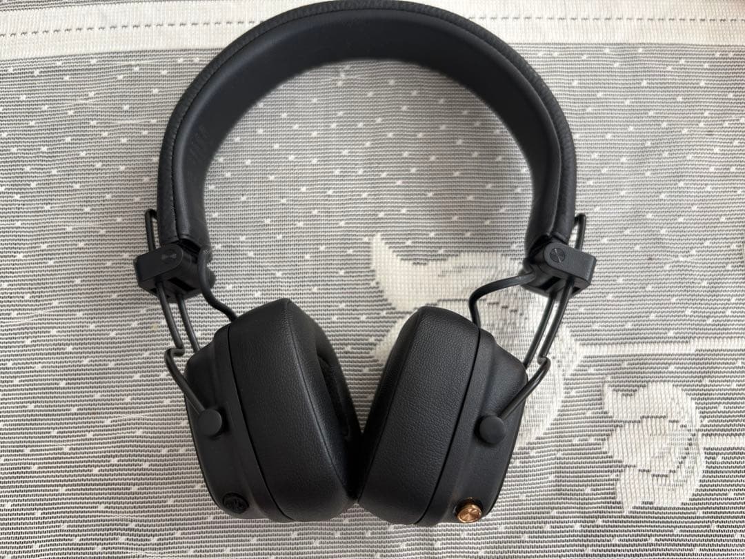 【ほぼ未使用】Marshall Major V ヘッドホン ブラック 付属品完備