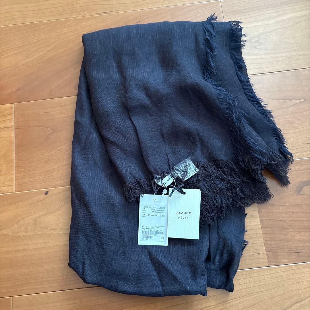 新品未使用ASAUCE MELER アソースメレ メランジ ストール