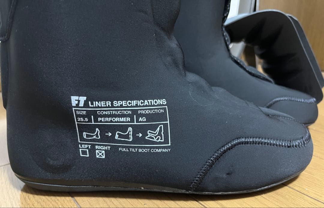 【美品】FT DESCENDANT 100 スキーブーツ25.5cm