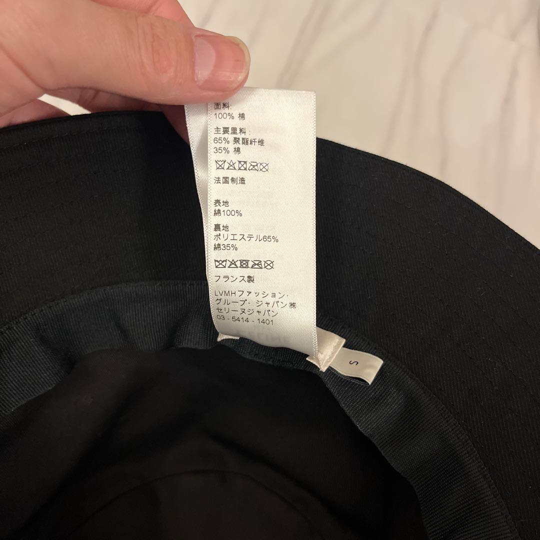 CELINE セリーヌバケットハット バケハ　黒 S