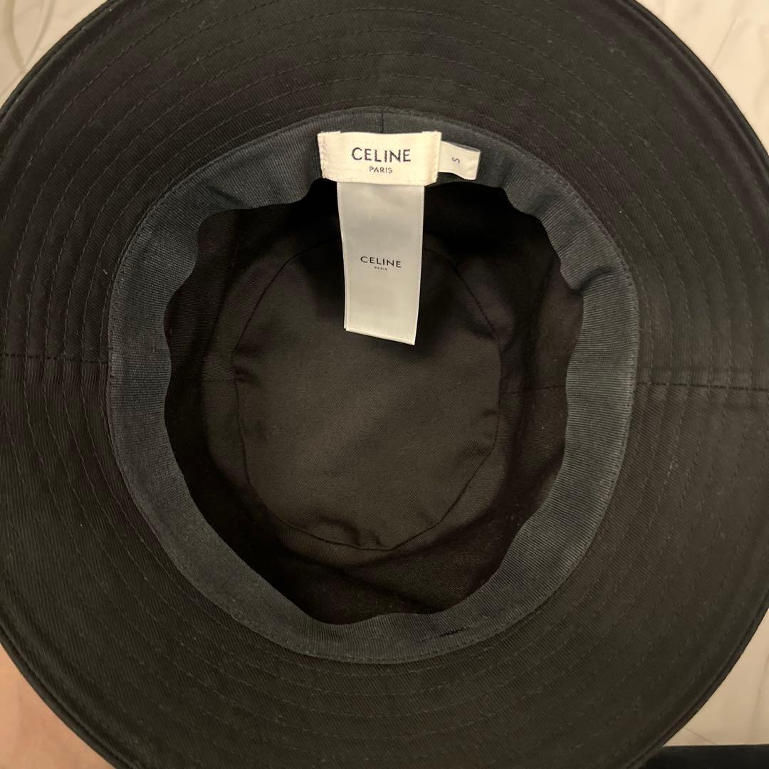 CELINE セリーヌバケットハット バケハ　黒 S