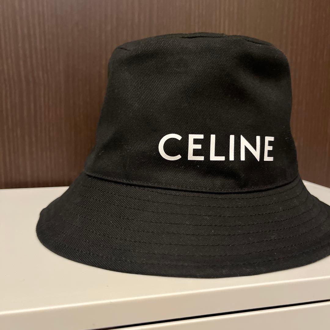 CELINE セリーヌバケットハット バケハ　黒 S