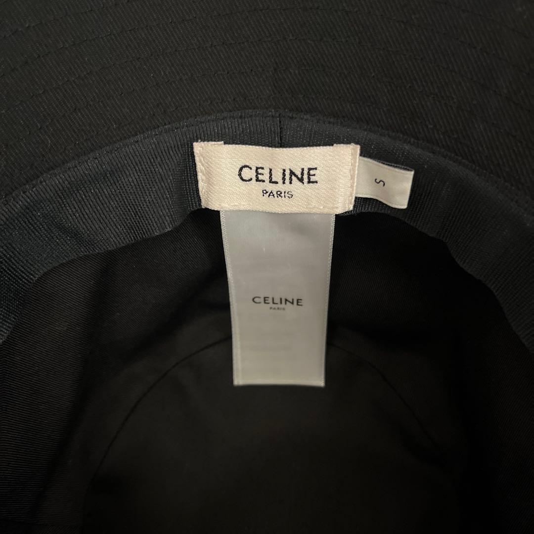 CELINE セリーヌバケットハット バケハ　黒 S