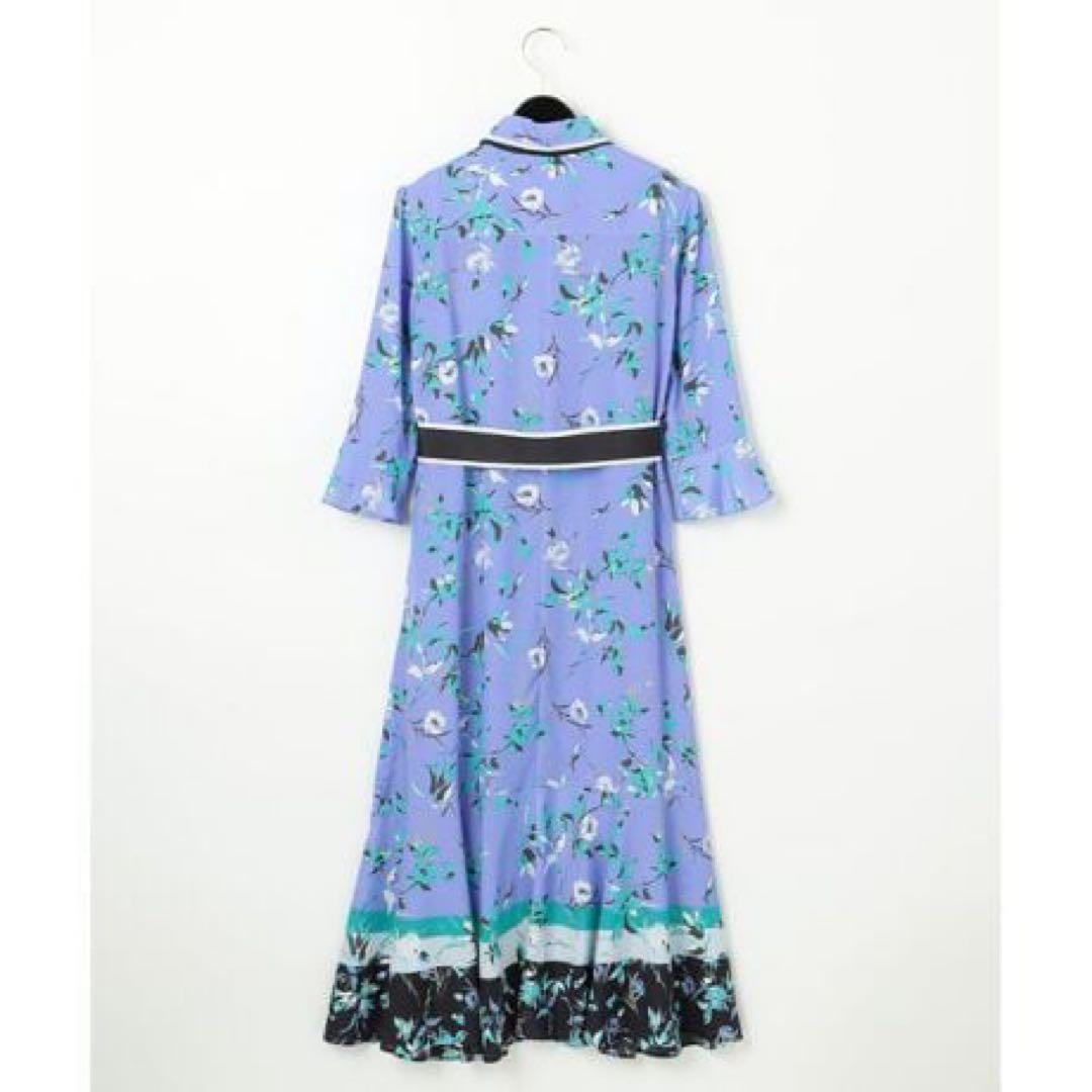 グレースコンチネンタル　フラワーパターンワンピース　ダイアグラム