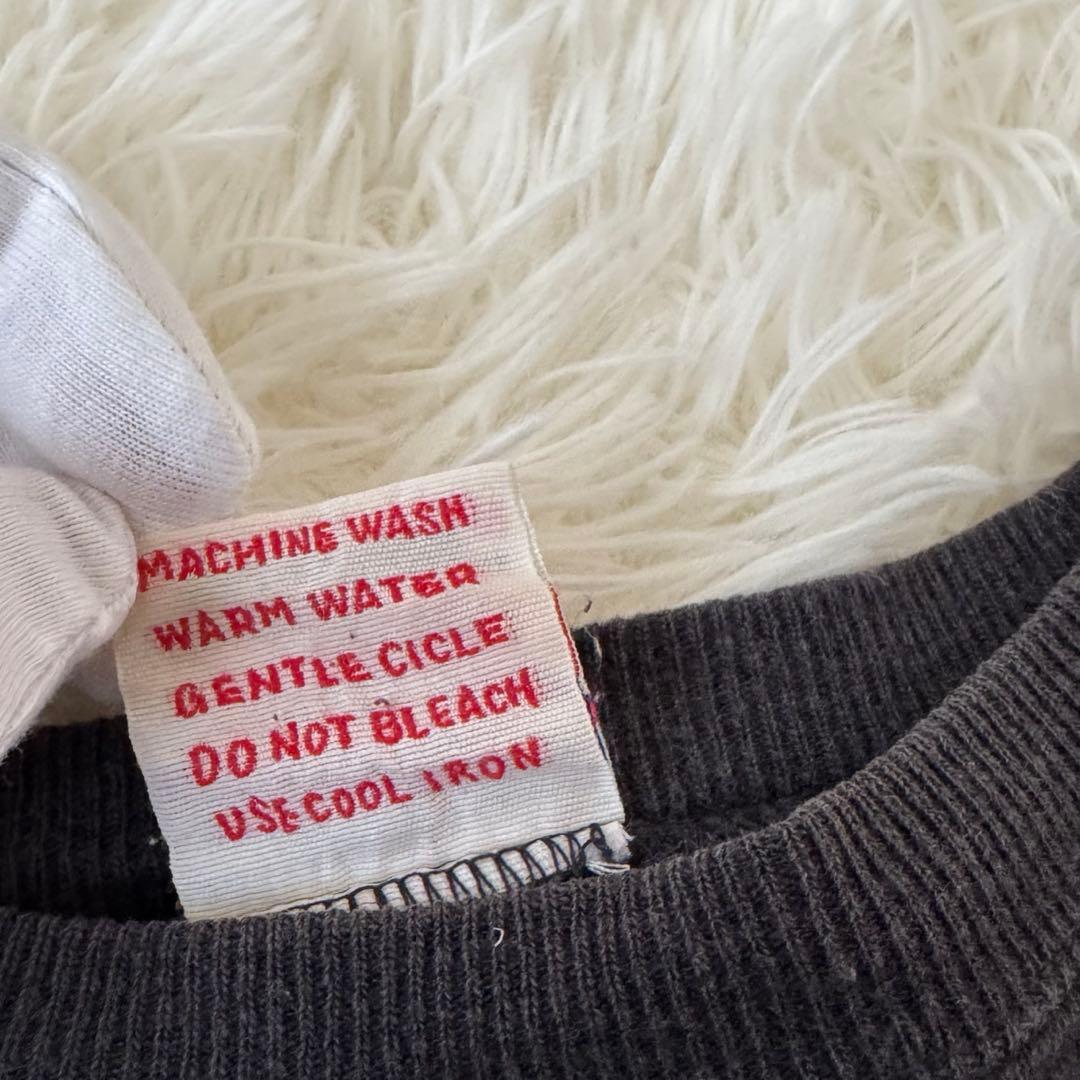 貴重✨45rpm スウェット トレーナー ロゴ 長袖 ヴィンテージ加工 M