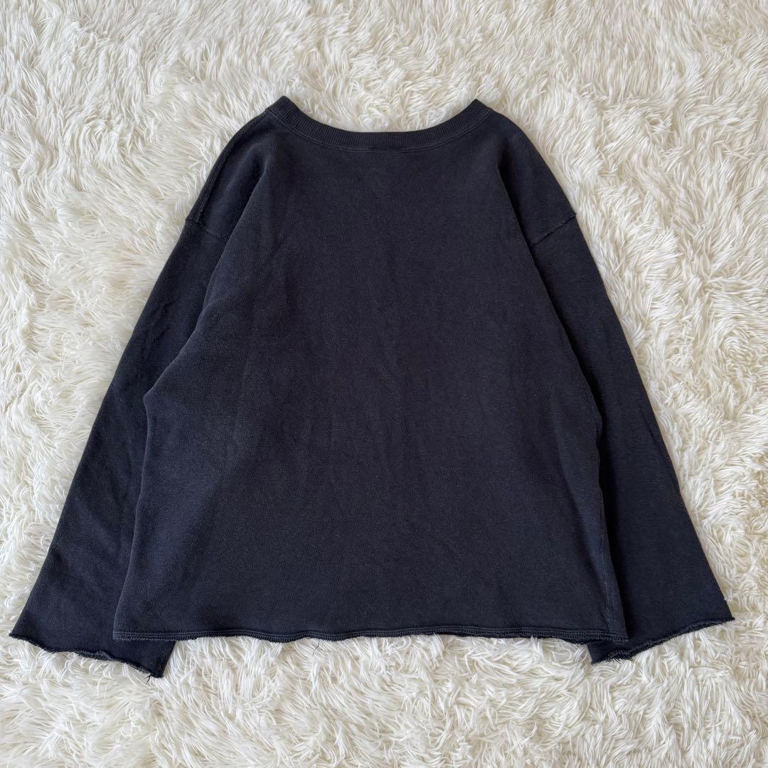 貴重✨45rpm スウェット トレーナー ロゴ 長袖 ヴィンテージ加工 M