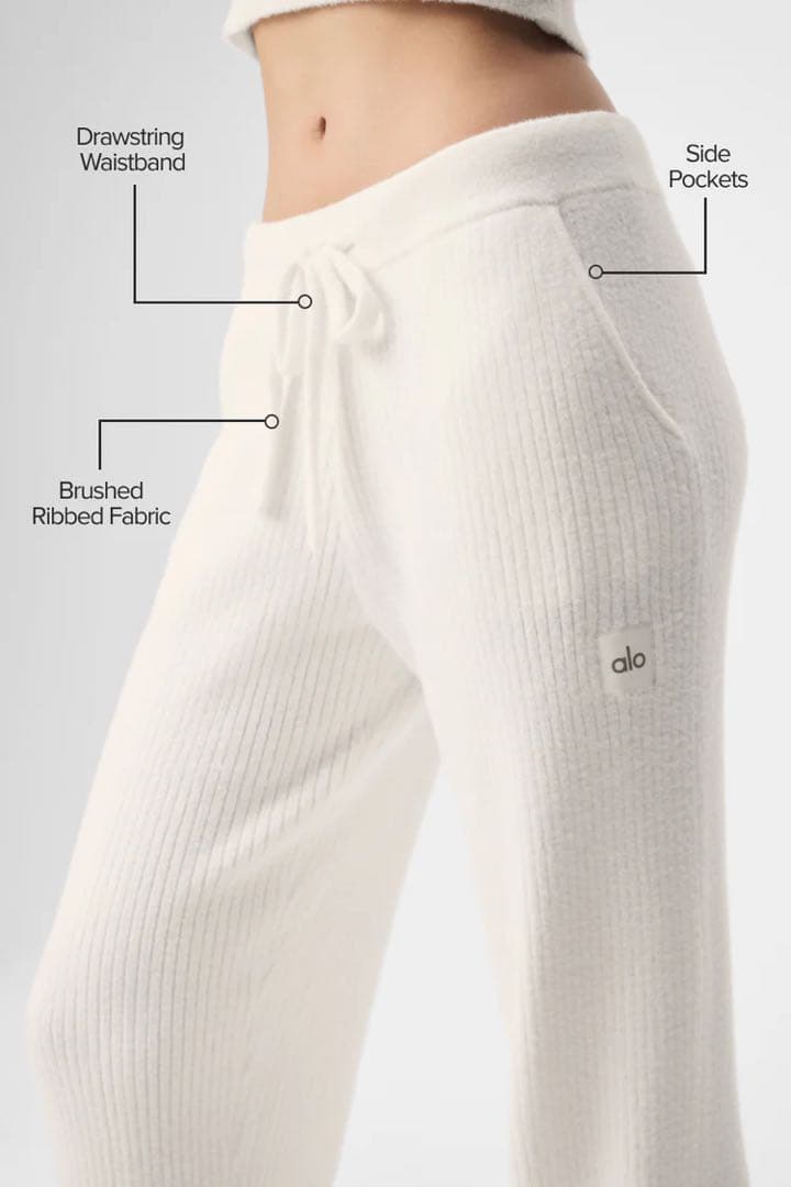 Alo ハイウエストワイドレッグパンツ XXS