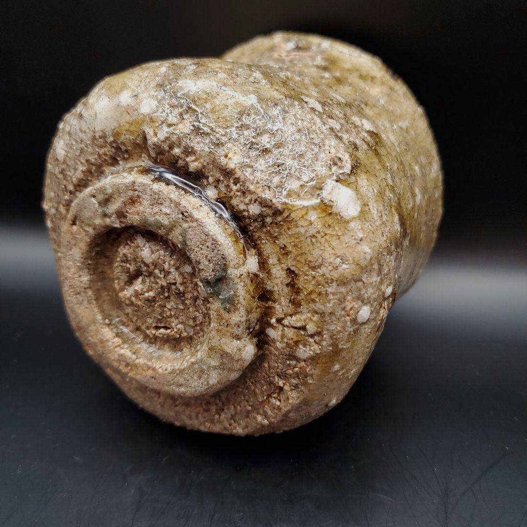 FROM JAPAN　杉本立夫　泥牛　伊賀ゆがみ茶碗　大吉