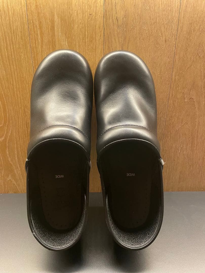 十*e様 ダンスコ メンズ　44 ワイドフィット ブラック クロッグサンダル