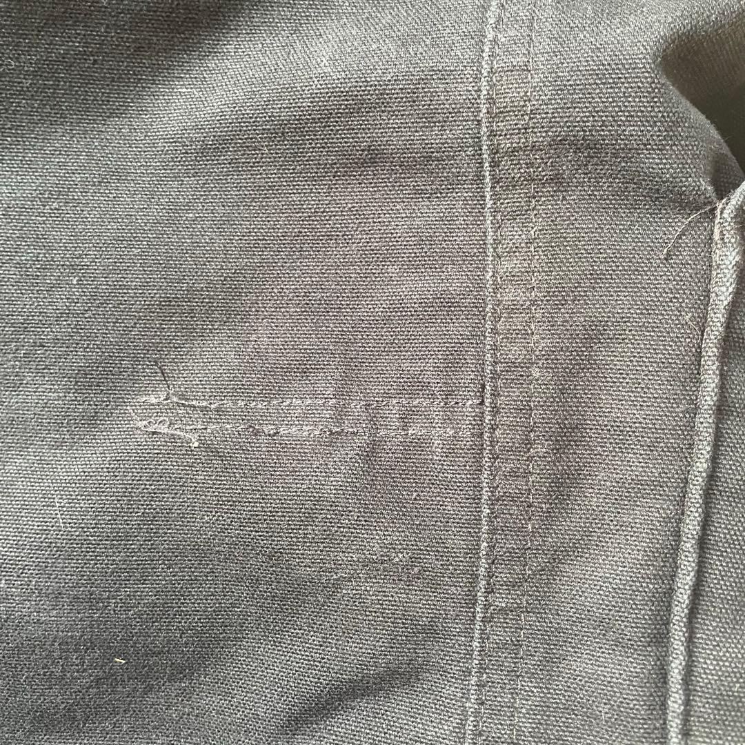 90s carhartt カーハート ダック ベスト USA製 ブラック 腰ゴム