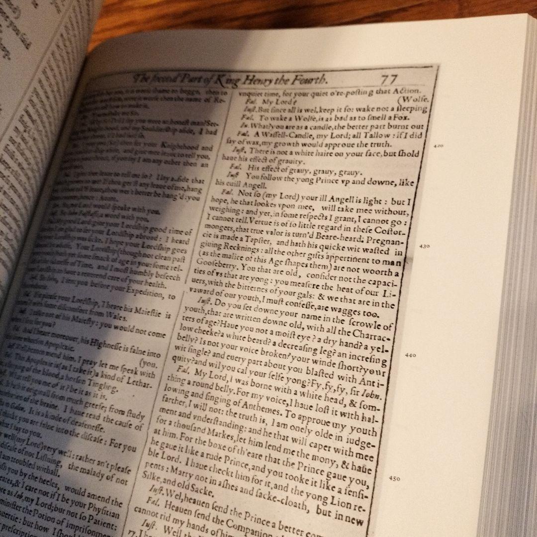 洋書 THE FIRST FOLIO OF SHAKESPEARE