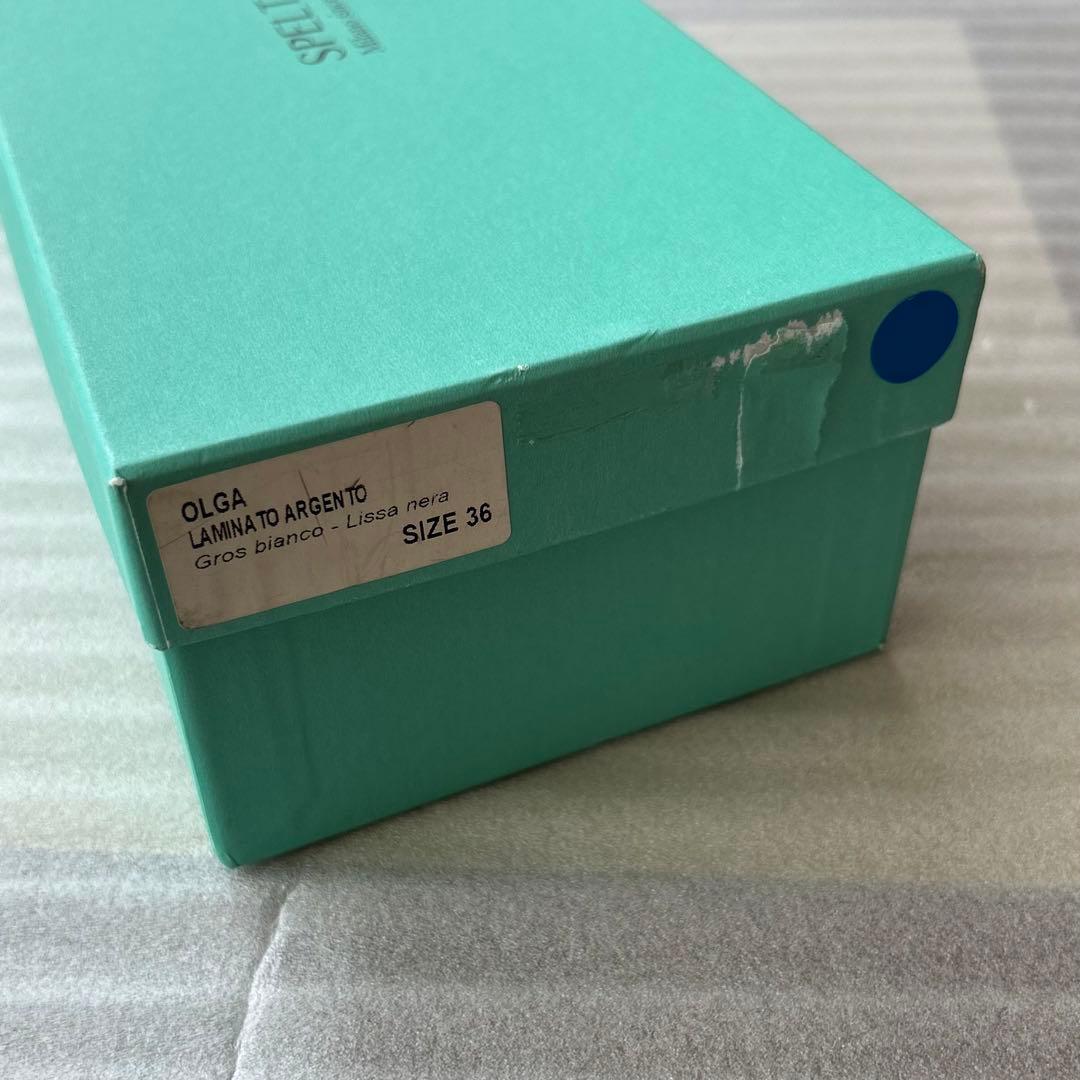 ★美品★ SPLETA OLGA バレエシューズ　シルバー　36