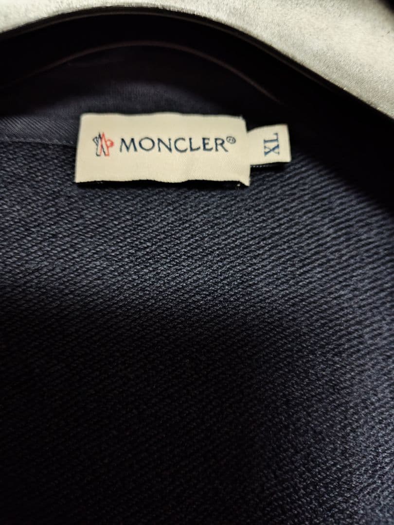 MONCLER ネイビー ジップアップパーカー サイズIX