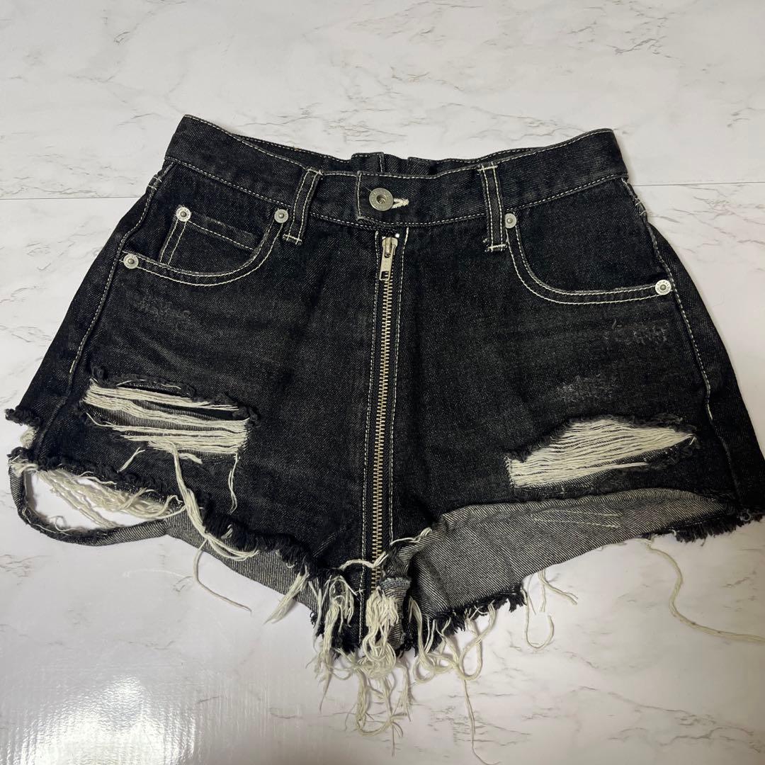 己☆ スパイラルガール　ジッパーデニムショートパンツ　＋夏服セットアップ