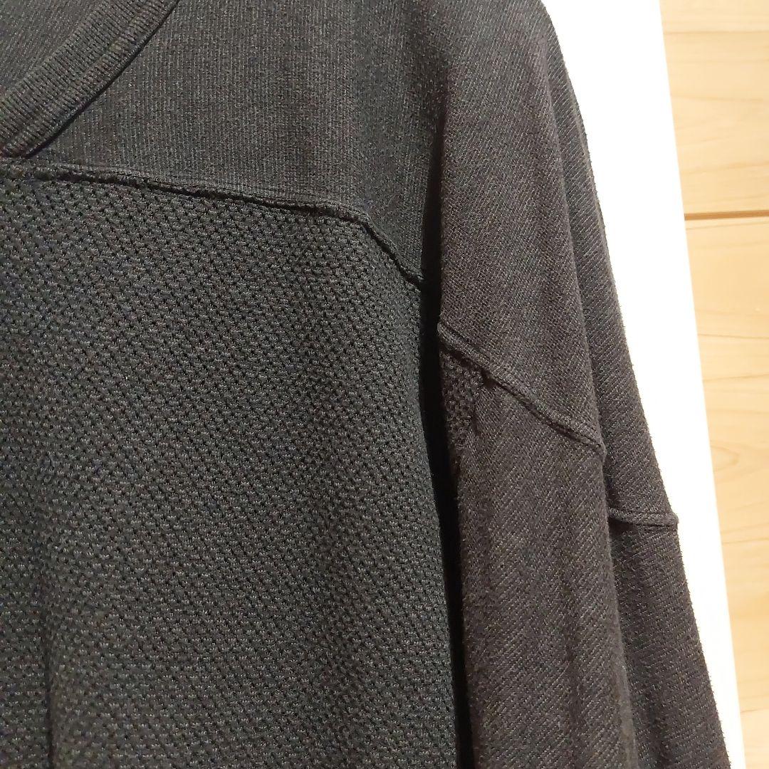 COMOLI ウォッシュドシルク ホッケーシャツ 3