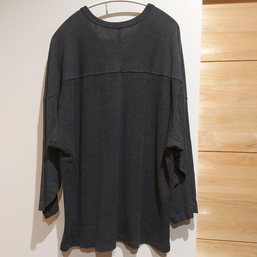 COMOLI ウォッシュドシルク ホッケーシャツ 3