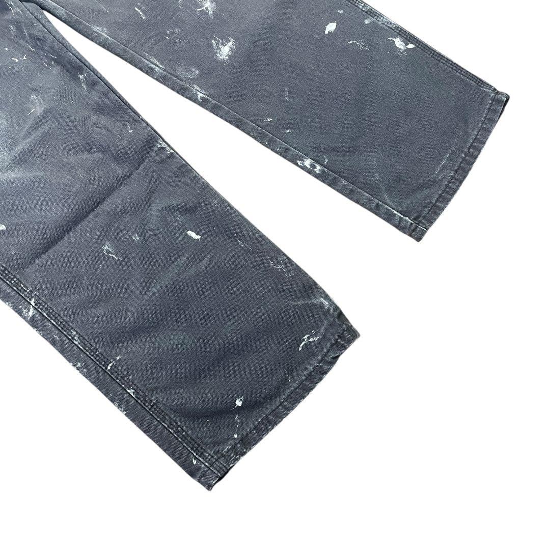 ディッキーズ ペンキ ペインターパンツ フェードブラック ダック地 00s