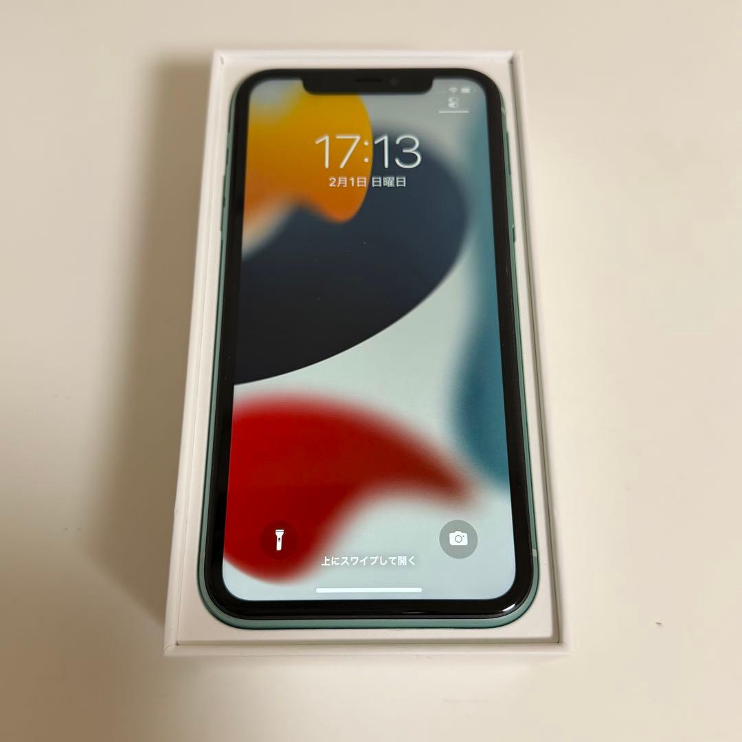 未使用 iPhone 11 128GB グリーン SIMフリー