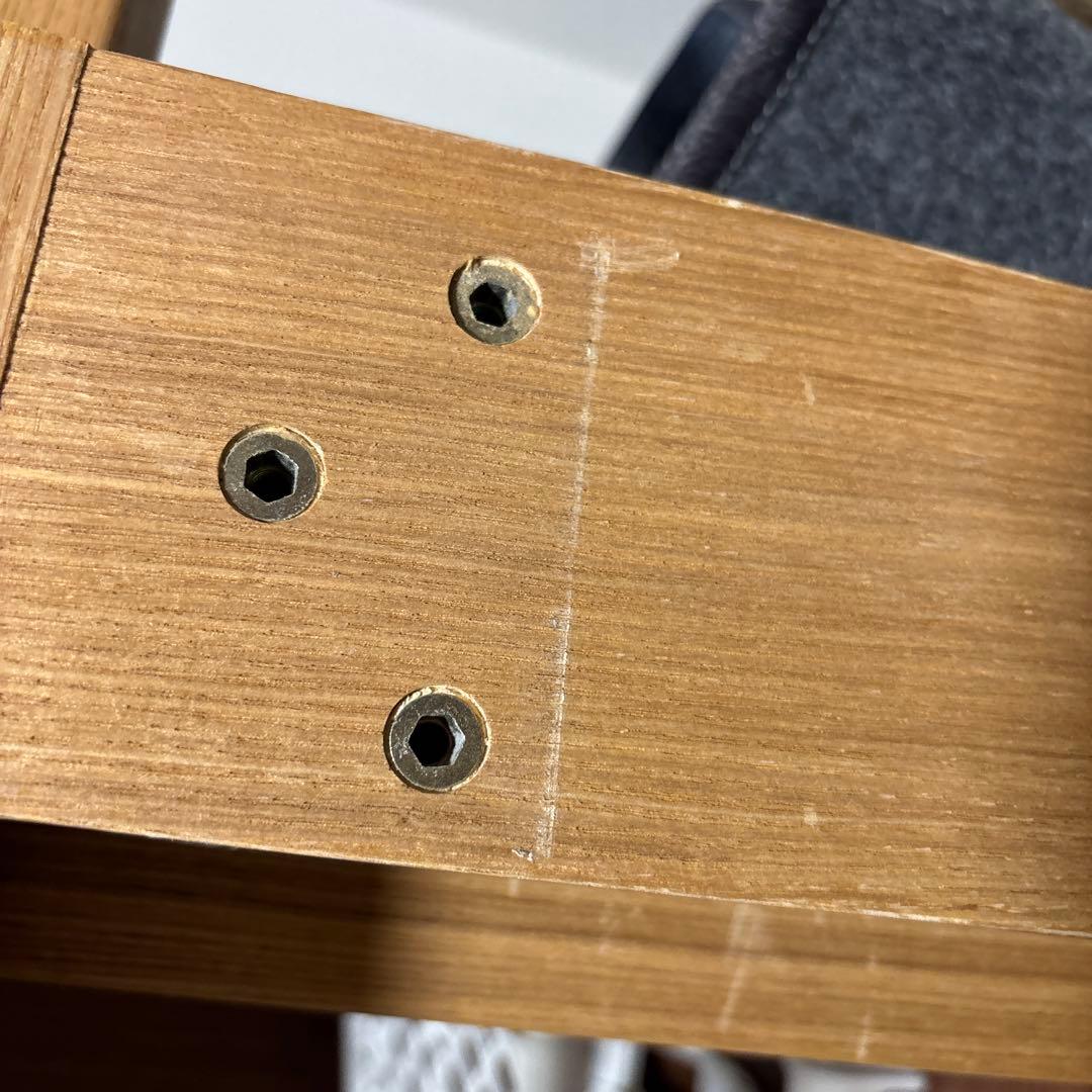 無印良品　セミダブル　ベッド　タモ材