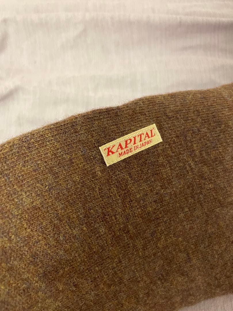 KAPITAL チェック柄 マフラー 美品