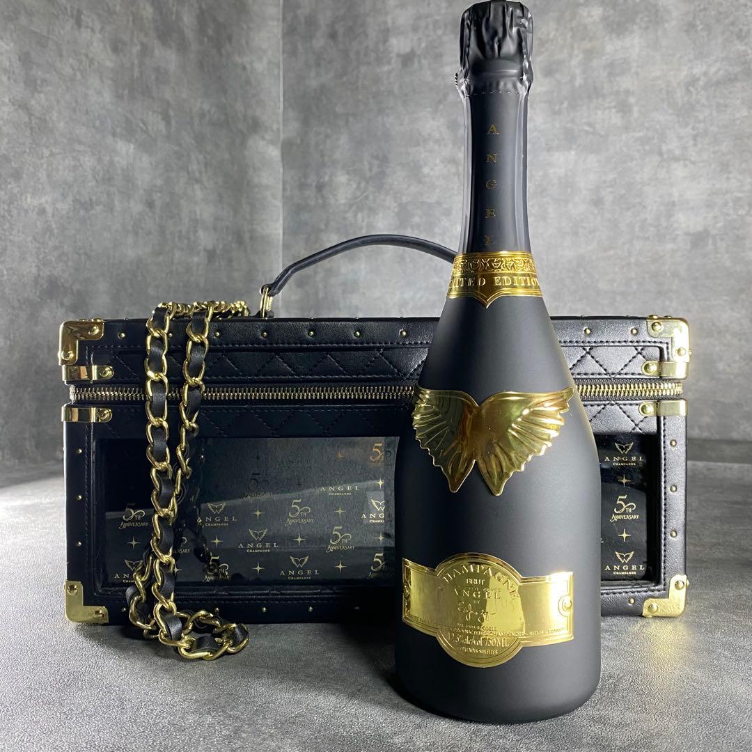エンジェル　シャンパン　5周年 ブラック　ブリュット　レザータイプ　603