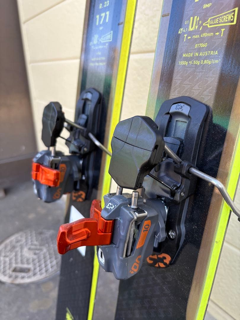 バックカントリースキー板　BLIZZARD ZERO G 108 +ビンディング