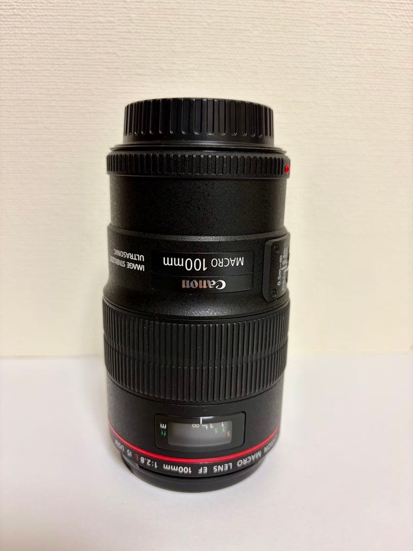 美品　EF100mm F2.8L マクロ IS USM