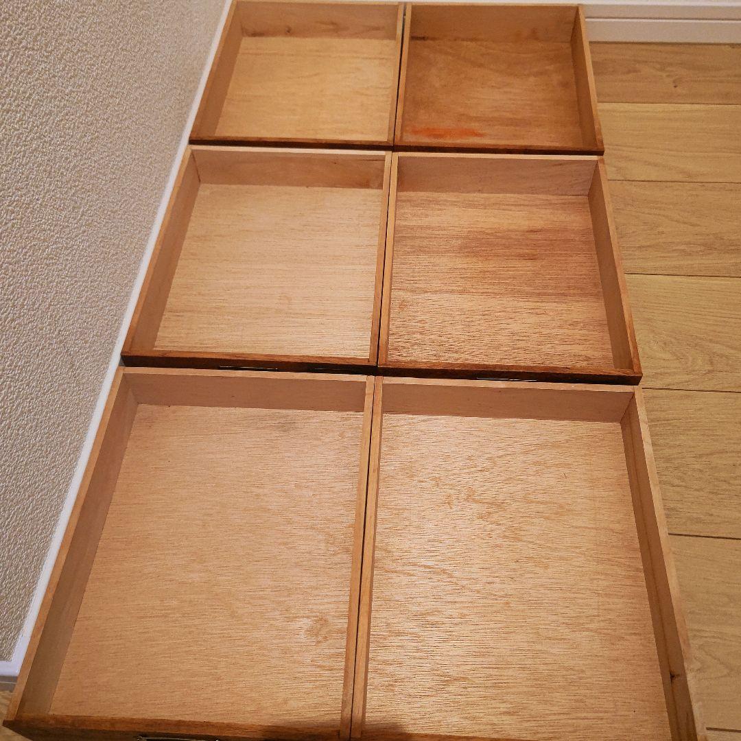 リペア済 美品　 6段小引き出し　 昭和レトロ アンティーク　引き出し　年代物