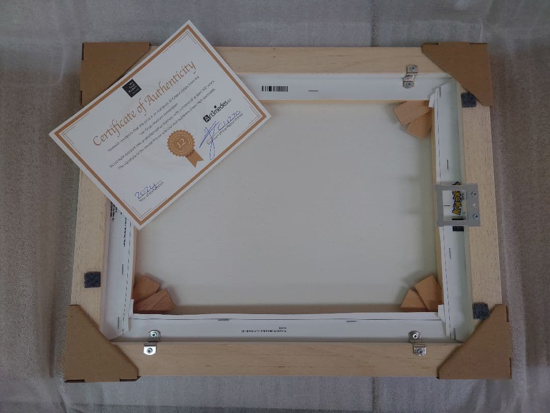 ☆正規品☆白木枠 ゴッホ イーブイ キャンバスアート Sサイズ