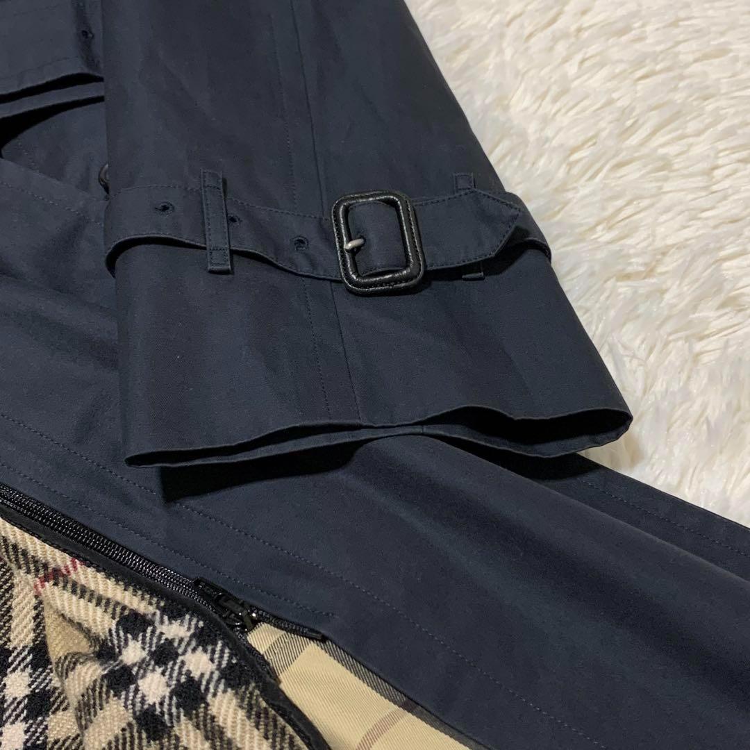 美品　バーバリーロンドン　トレンチコート　ライナー　ベルト　チェック