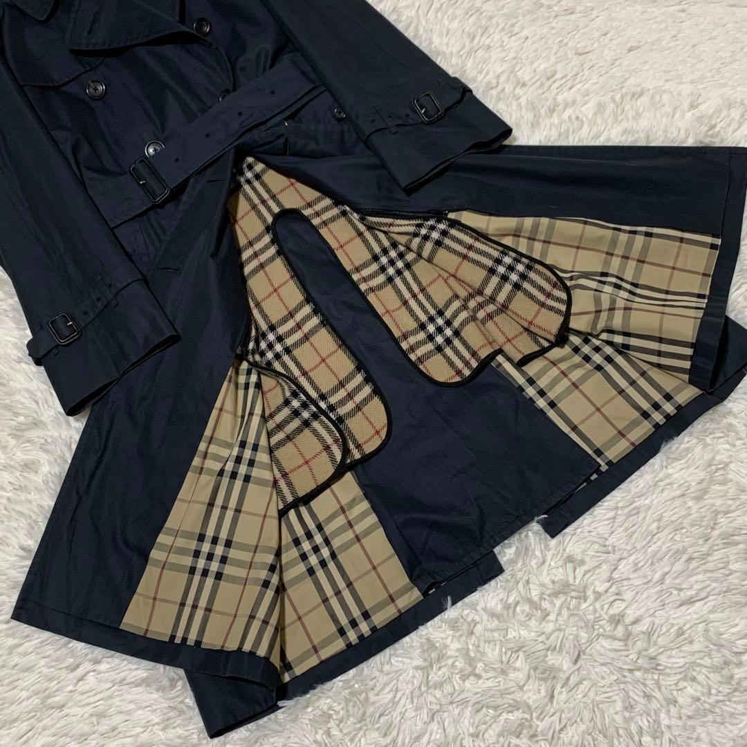 美品　バーバリーロンドン　トレンチコート　ライナー　ベルト　チェック