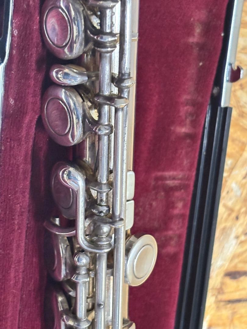 YAMAHA フルート 211SII ハードケース 革ケース付き