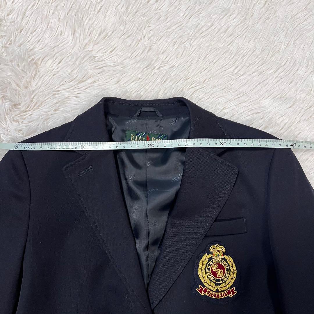 【美品】EAST BOY ブレザー　テーラードジャケット ネイビー　9号