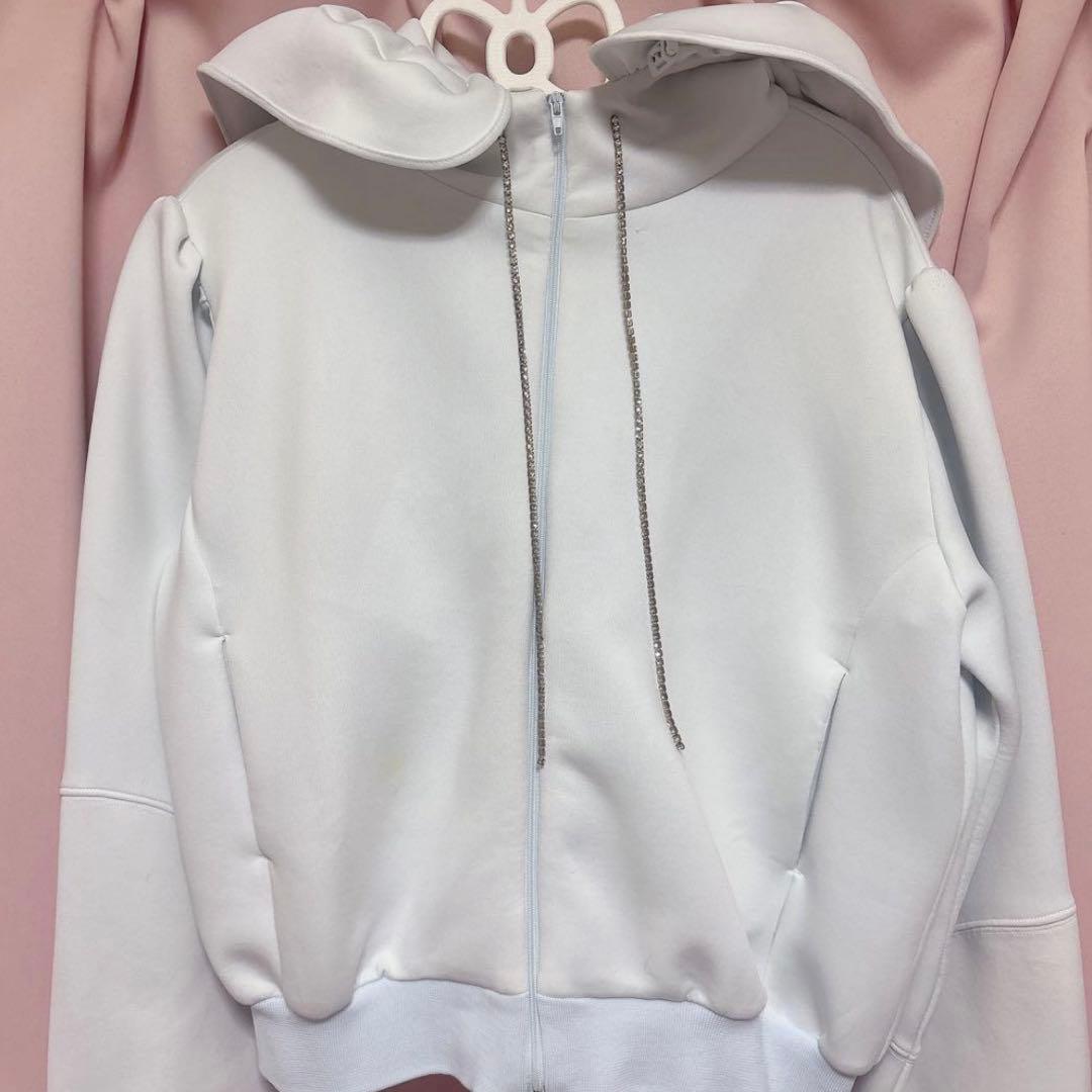 JILTU baby frill hoodie baby blue ジルチュ