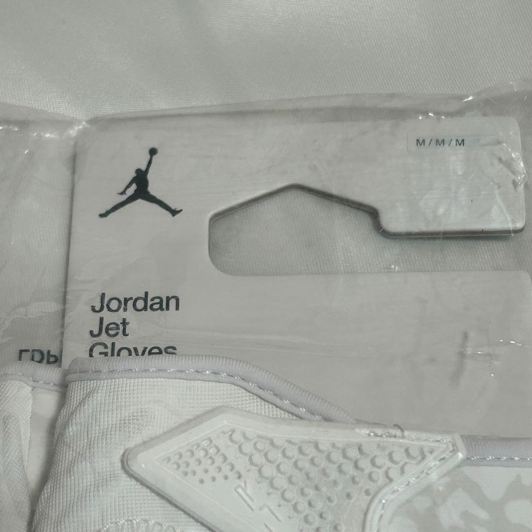 【新品】 アメフト Jordan Jet 7.0 グローブ　WHITE　M