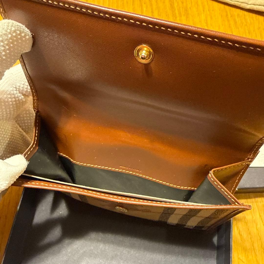 BURBERRY チェック柄 二つ折り財布