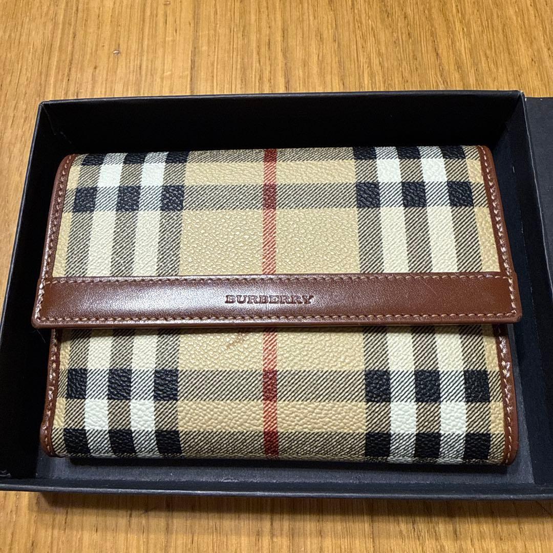 BURBERRY チェック柄 二つ折り財布