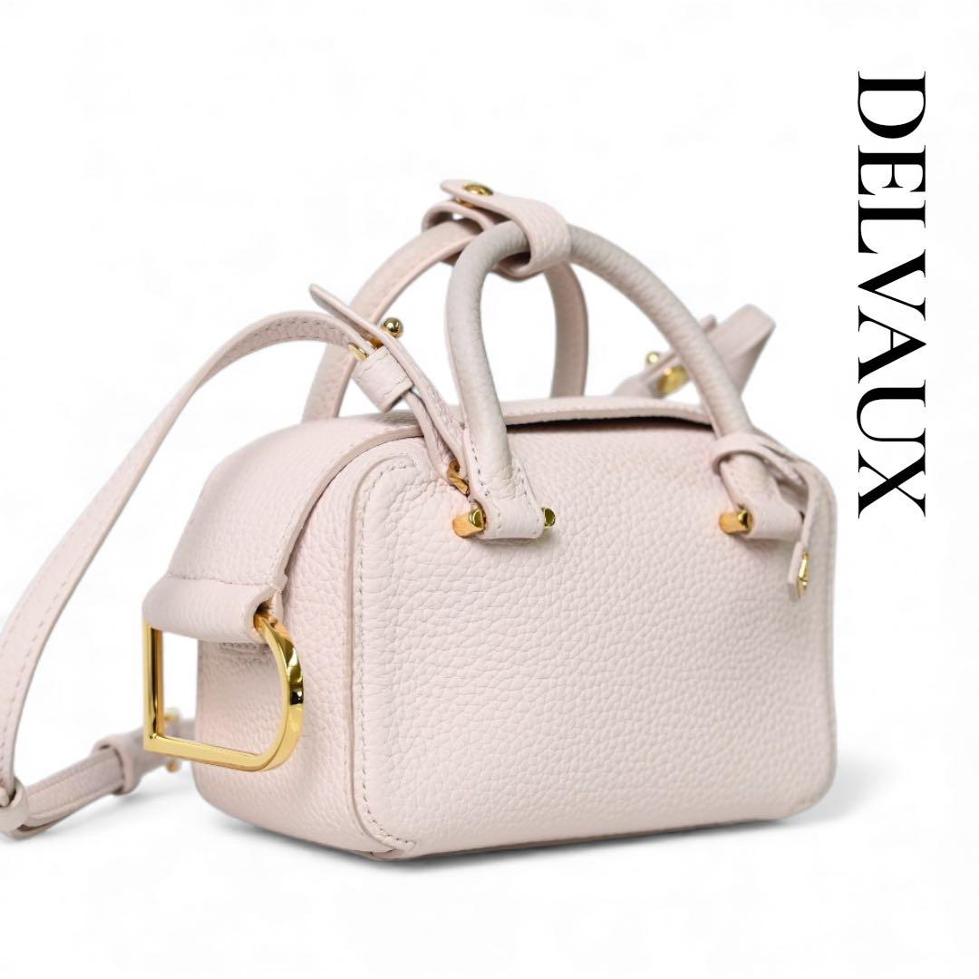 【極美品】デルヴォー　クールボックス　ナノ　ボストンバッグ　ショルダー　2WAY