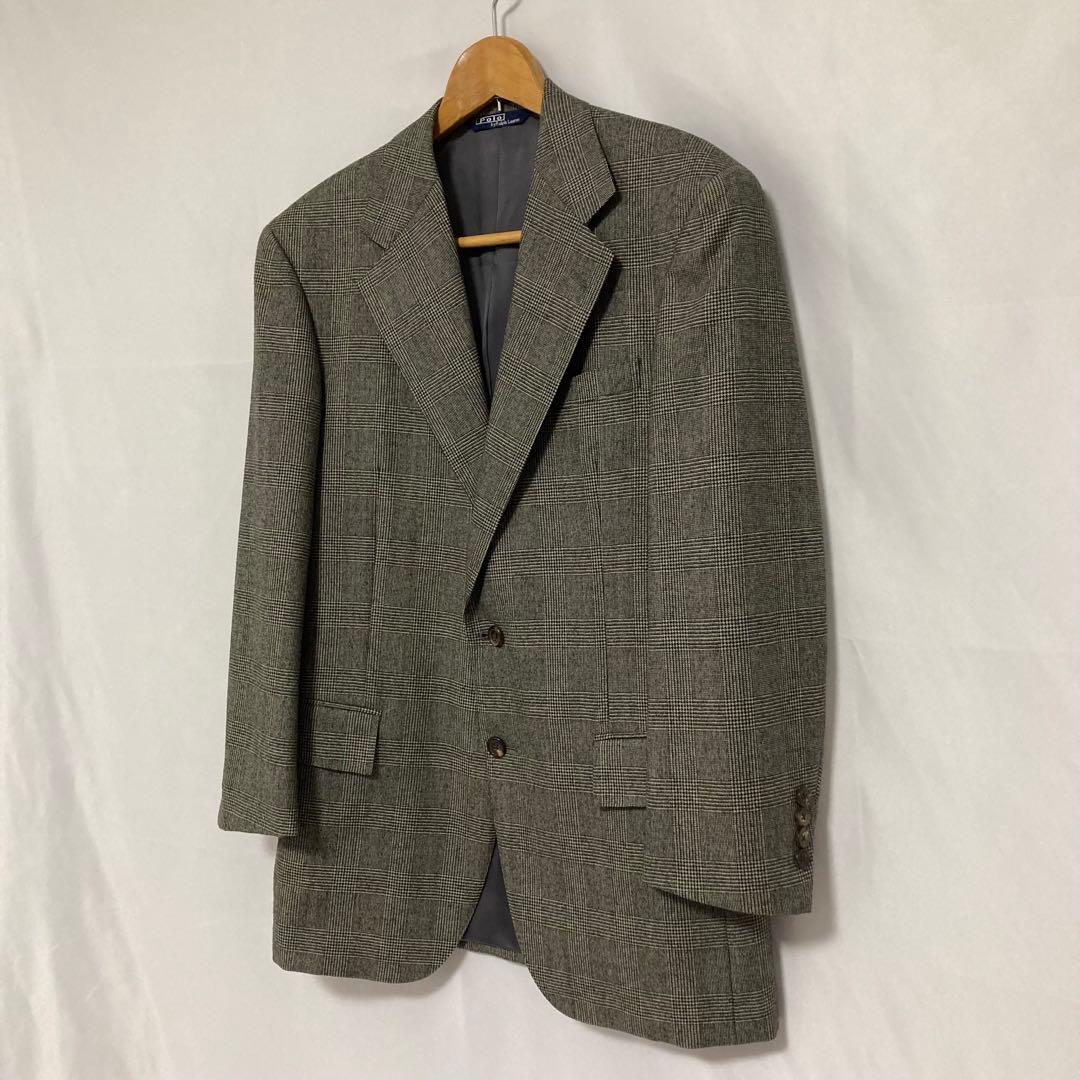 ポロバイラルフローレン スーツ セットアップ グレンチェック 2ボタン 90s