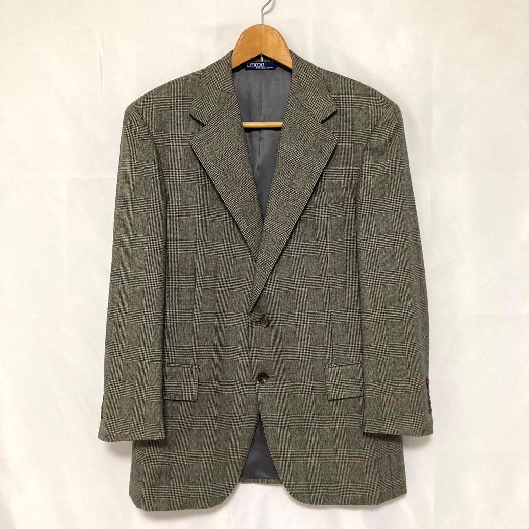 ポロバイラルフローレン スーツ セットアップ グレンチェック 2ボタン 90s