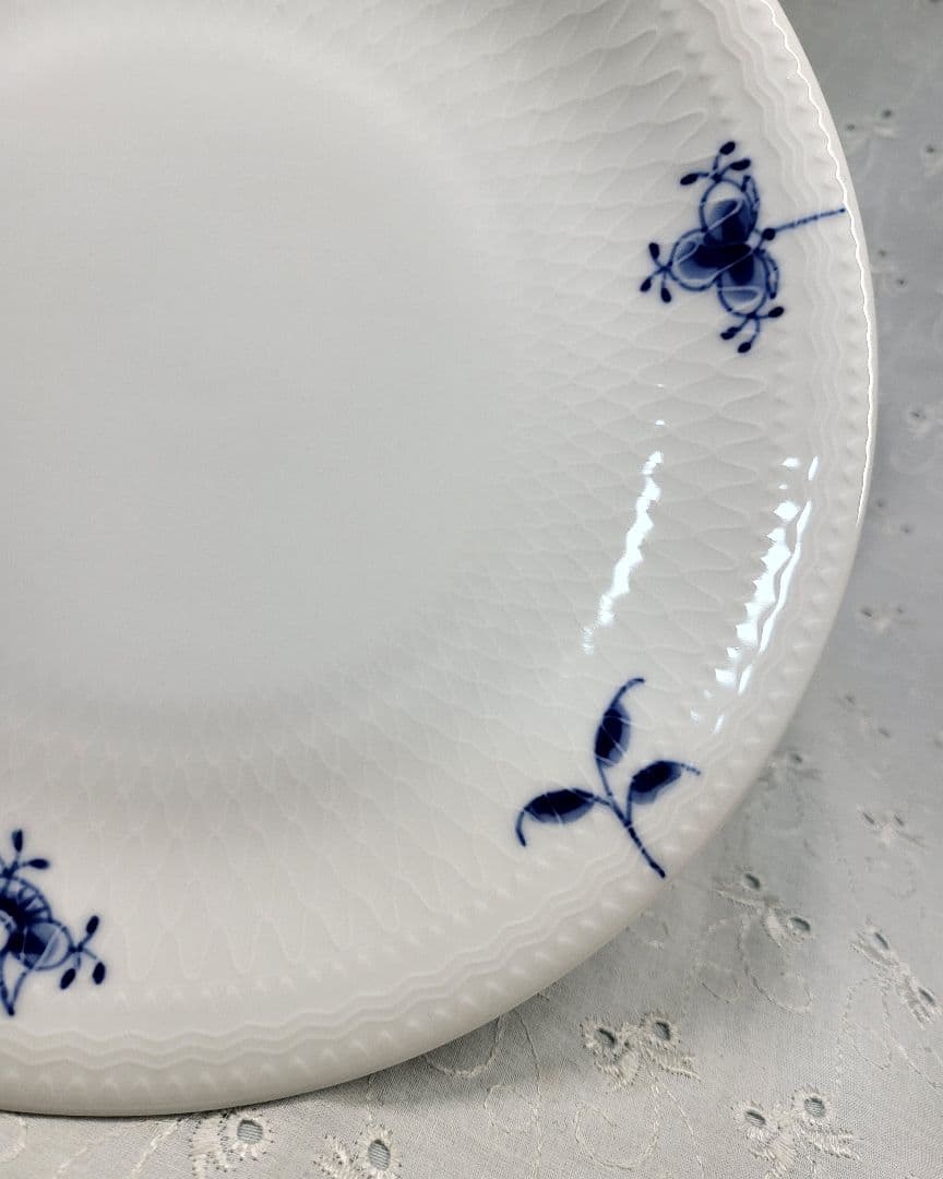 未使用✨ロイヤルコペンハーゲン ブルーパルメッテ プレート 皿 2枚