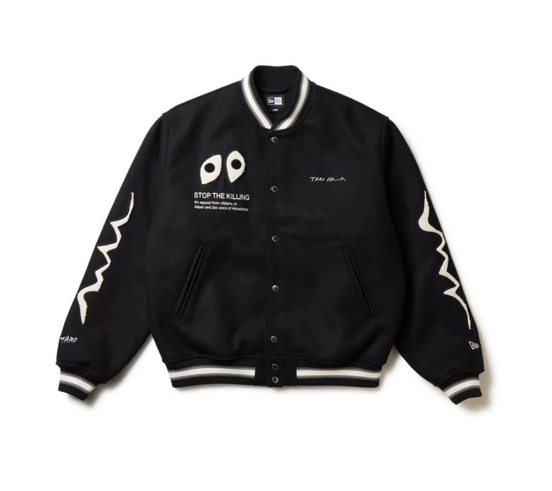 よ*ー様 NEW ERA メルトン ヴァーシティジャケット 岡本太郎 スタジャン
