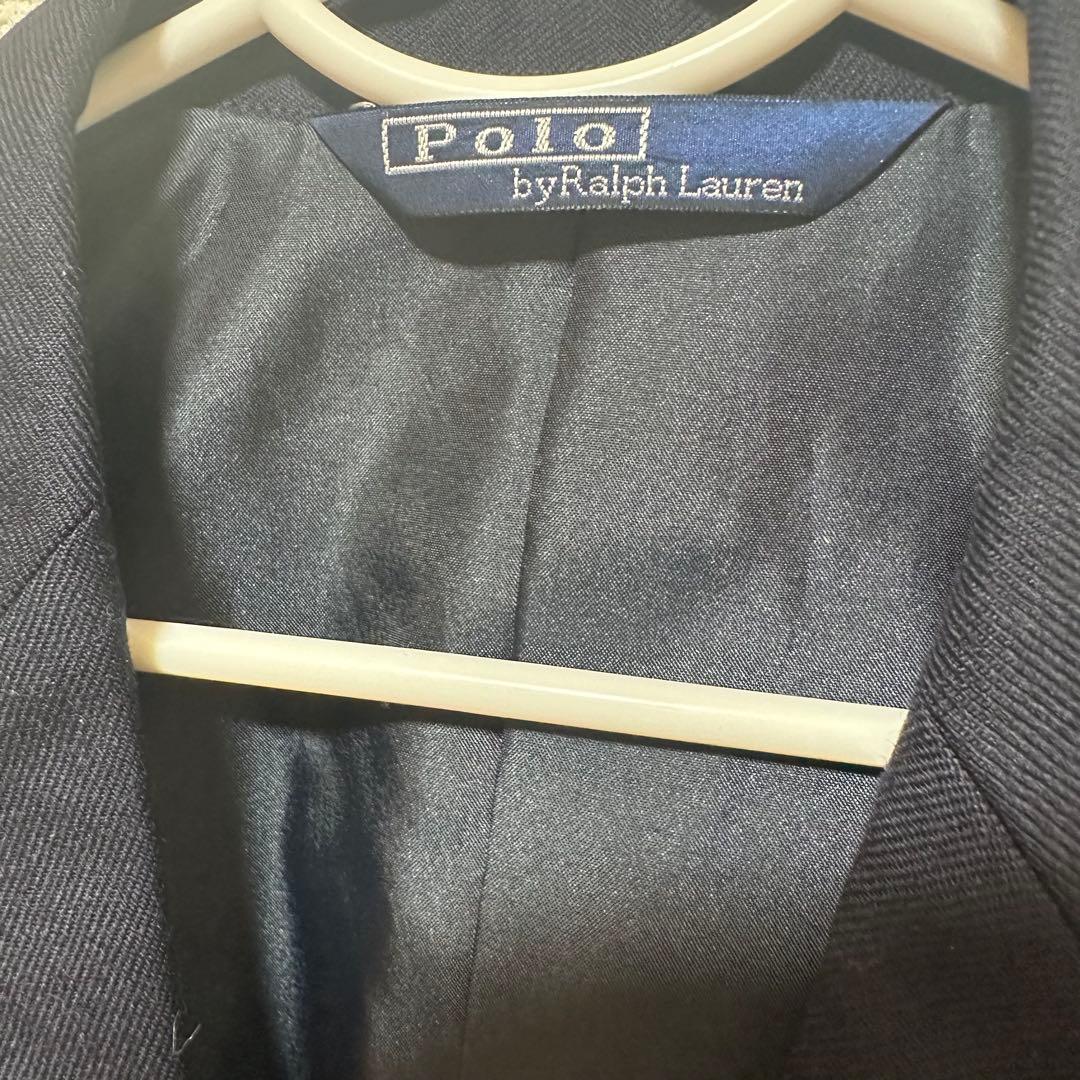 ラルフローレン　キッズ　セットアップ　3点セット　シャツ　紺ブレ　金ボタン