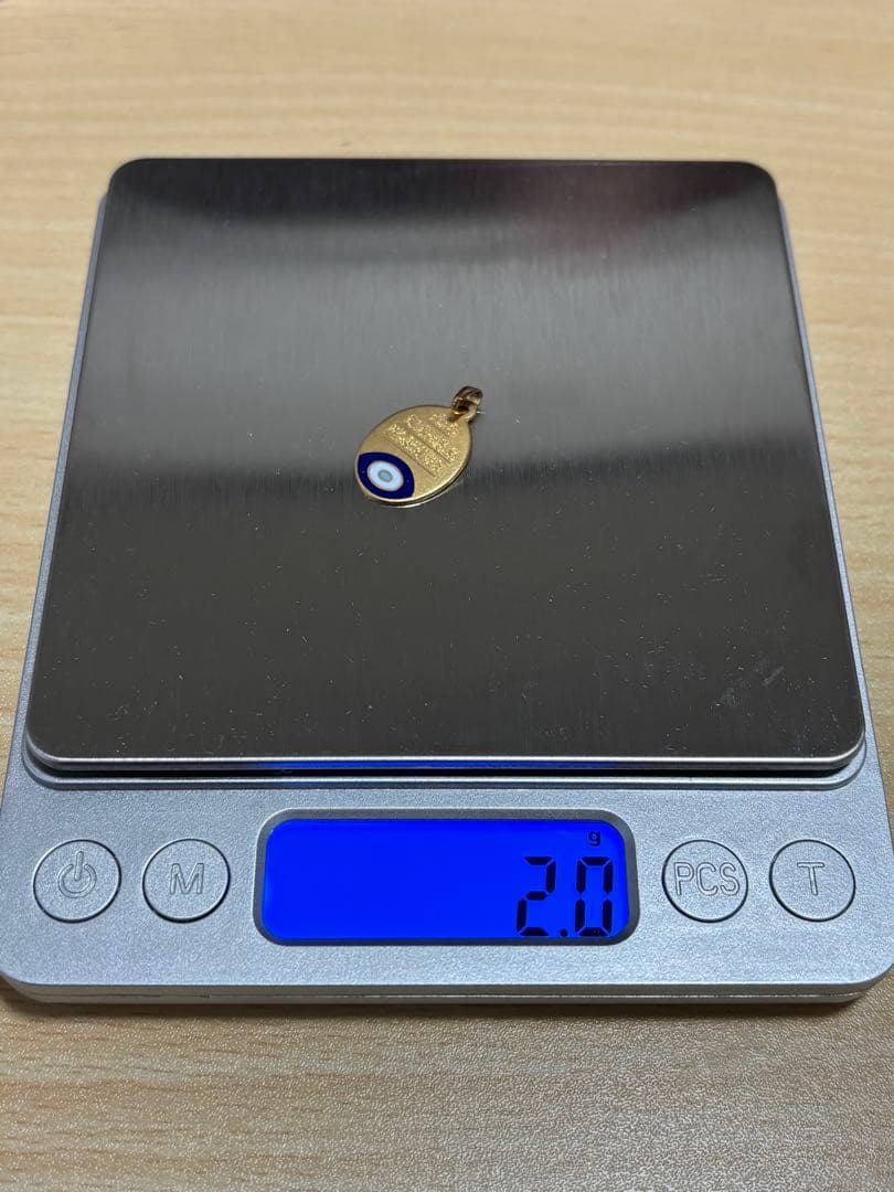 【中東土産】750ゴールド 18金　オーバルチャーム