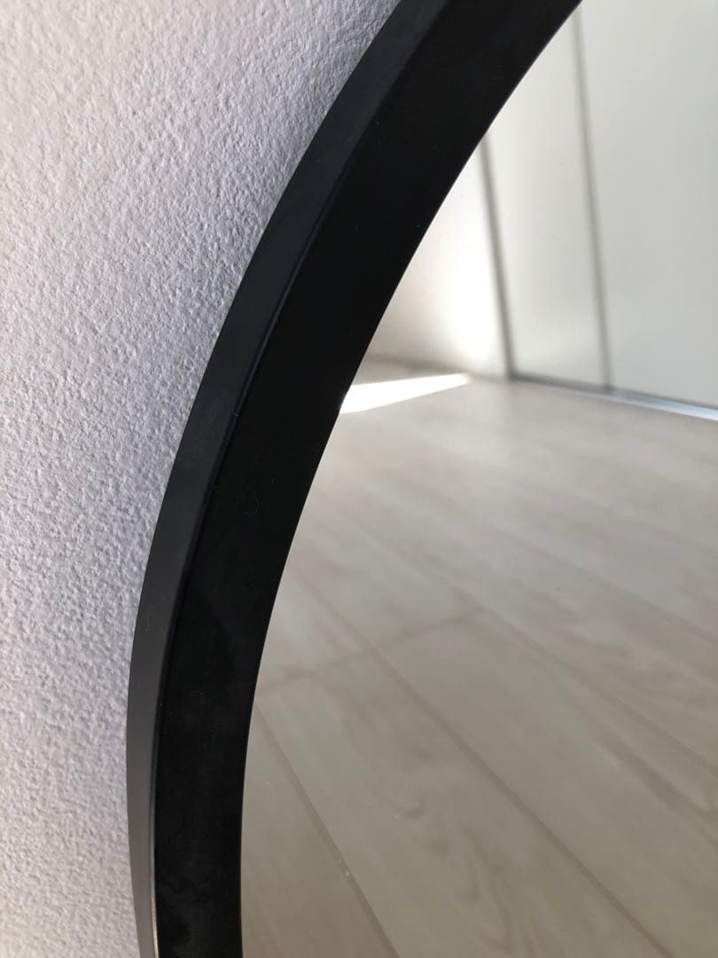 umbra ハブ ミラー オーバル ブラック 91×61cm