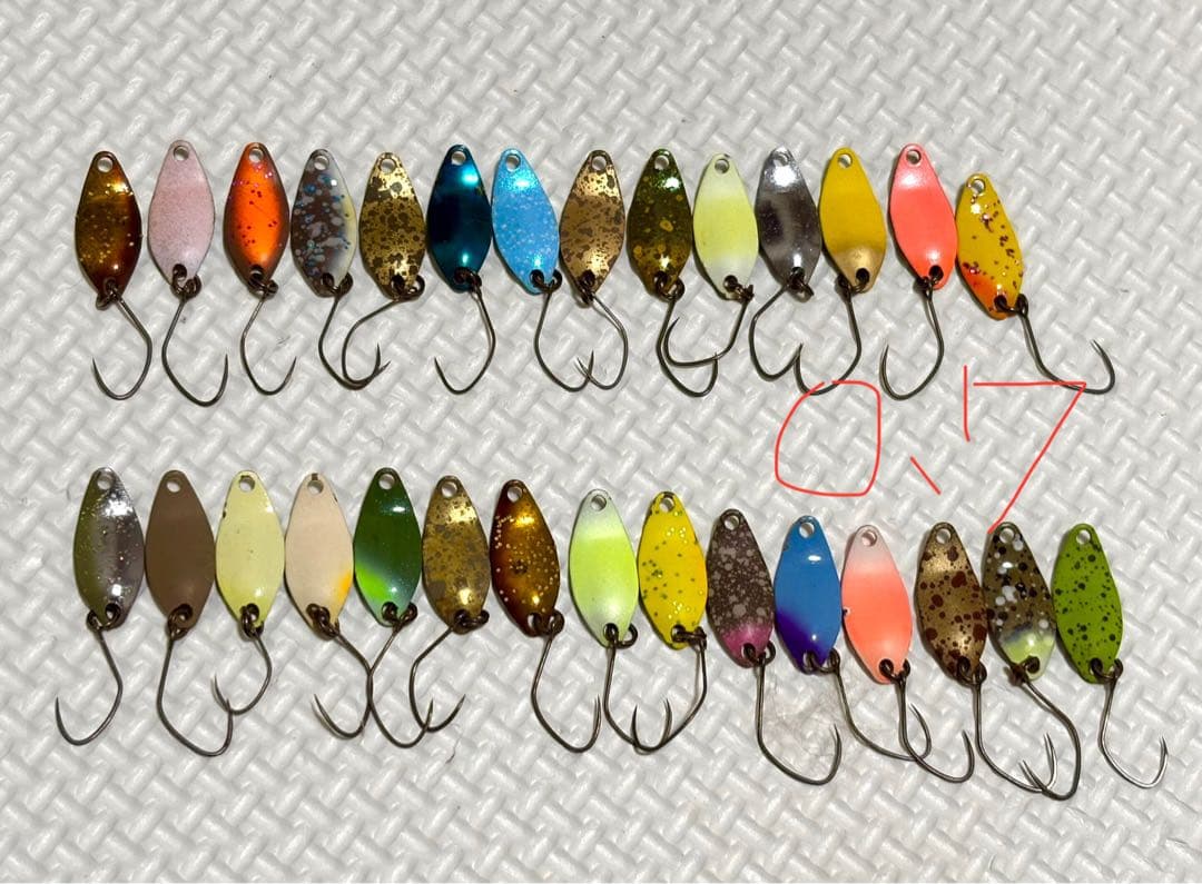 【アンナ】ニュードロワー ハント0.9g 22個 ＋ 0.7g 29個