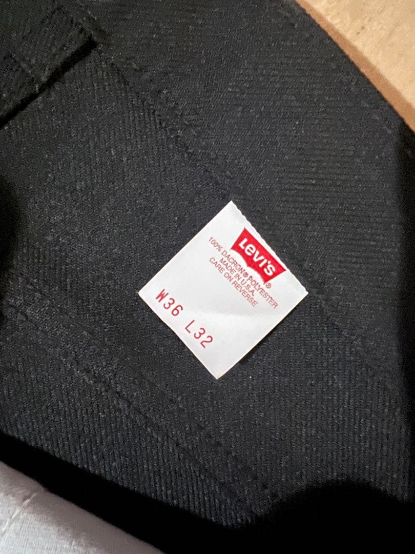 90s リーバイス スタプレ デッドストック 未使用品 黒 517 ブラック