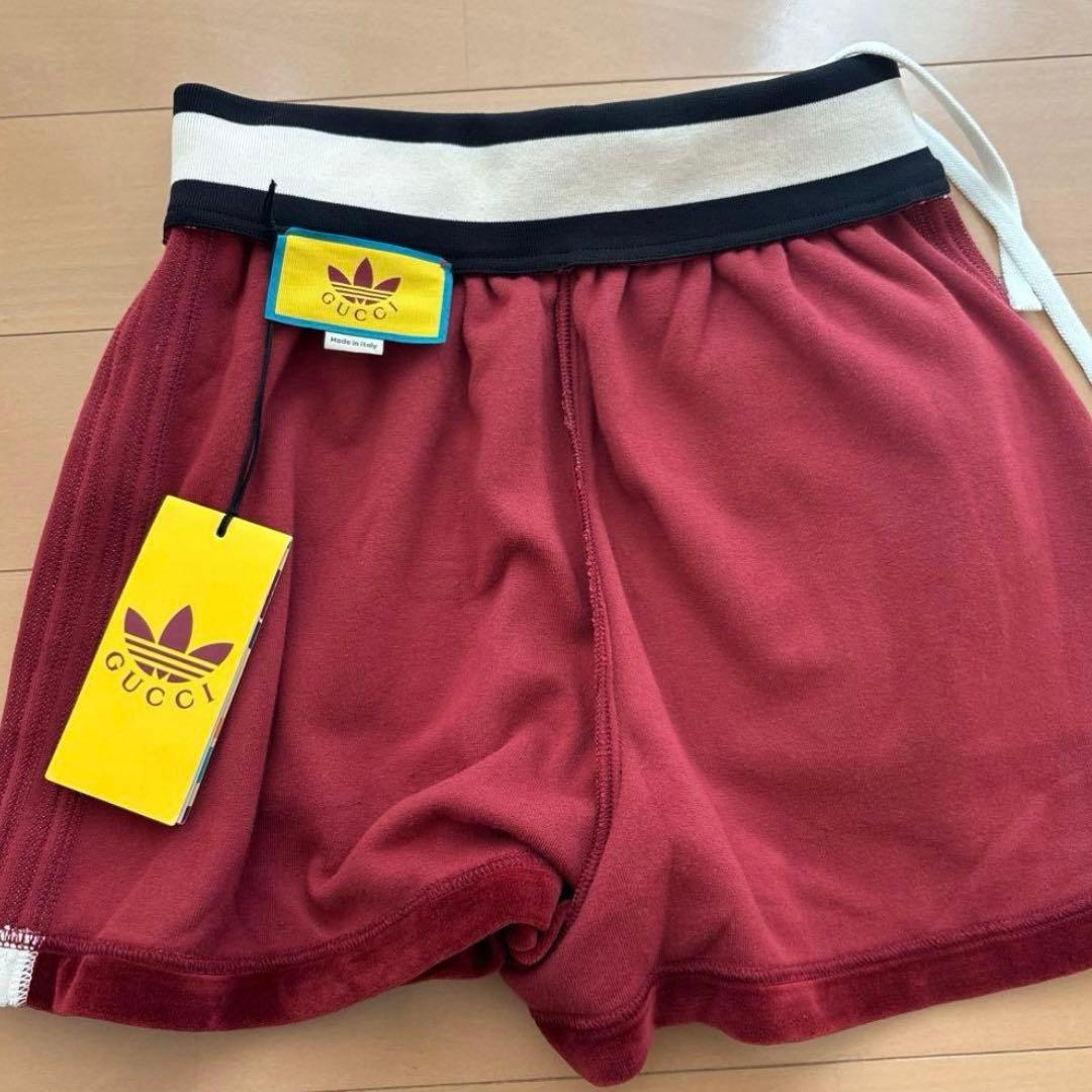 【未使用品】GUCCI アディダス コラボ ショートパンツ