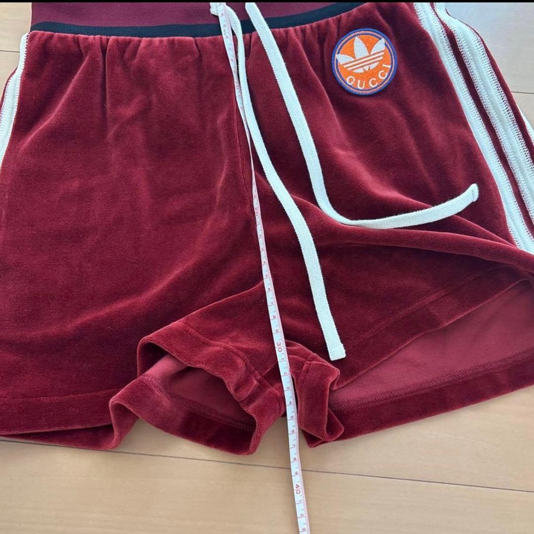 【未使用品】GUCCI アディダス コラボ ショートパンツ