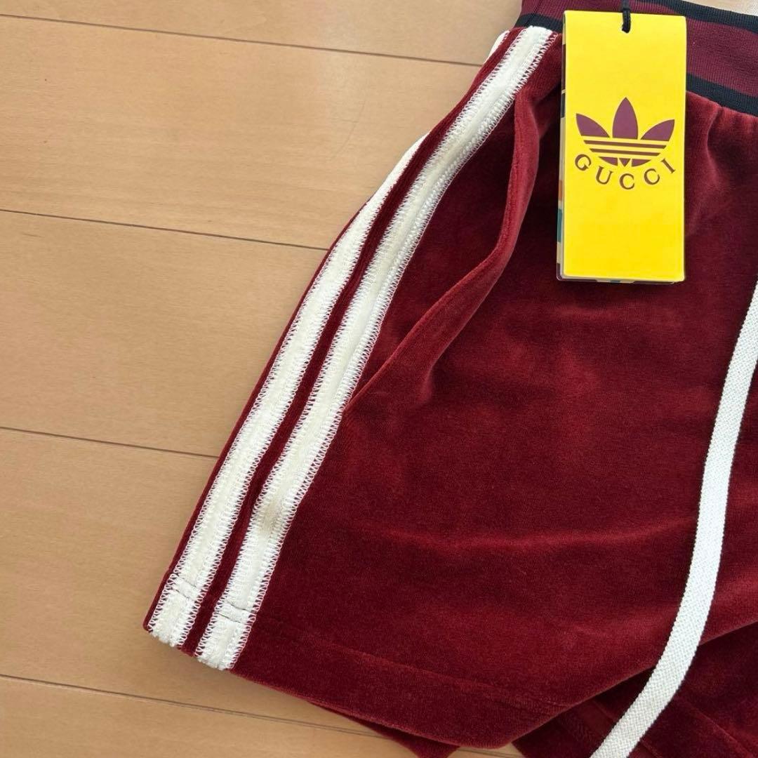 【未使用品】GUCCI アディダス コラボ ショートパンツ